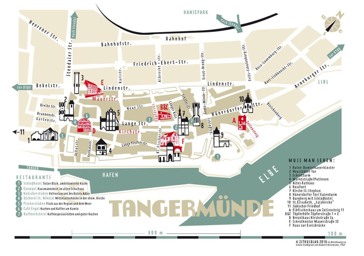 Tangermünde Toepferhof 2ヴィラ エクステリア 写真
